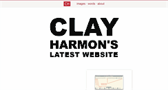 Desktop Screenshot of clayharmon.com